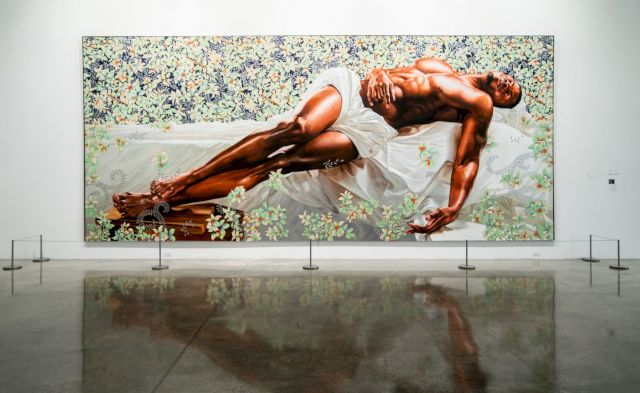 Kehinde Wiley, Sleep, 2008. Courtesy the Rubell Family Collection, Miami. Photo: Vaco Studio
