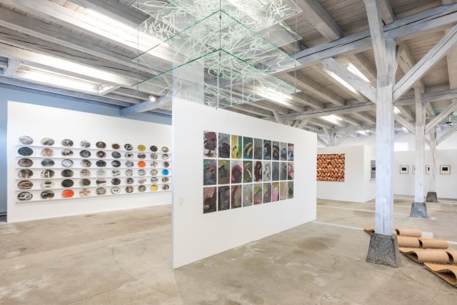 Kunst(Zeug)Haus, "Rhythm, Row, Repetition", collection exhibition on the ground floor