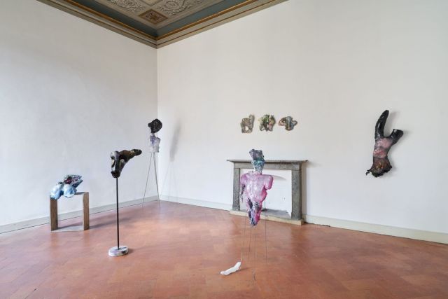 SEBASTIANO SOFIA, installation view of Anemone at Palazzo Monti, 30.03 – 19.04, 2019