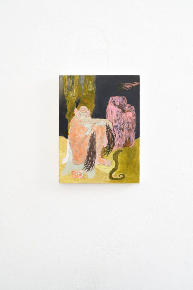 ELLA WALKER, Untitled, 2019. Installation view of The Great Women Artists x Palazzo Monti #2, curated by Katy Hessel, 14.12.19 – 14.02.20