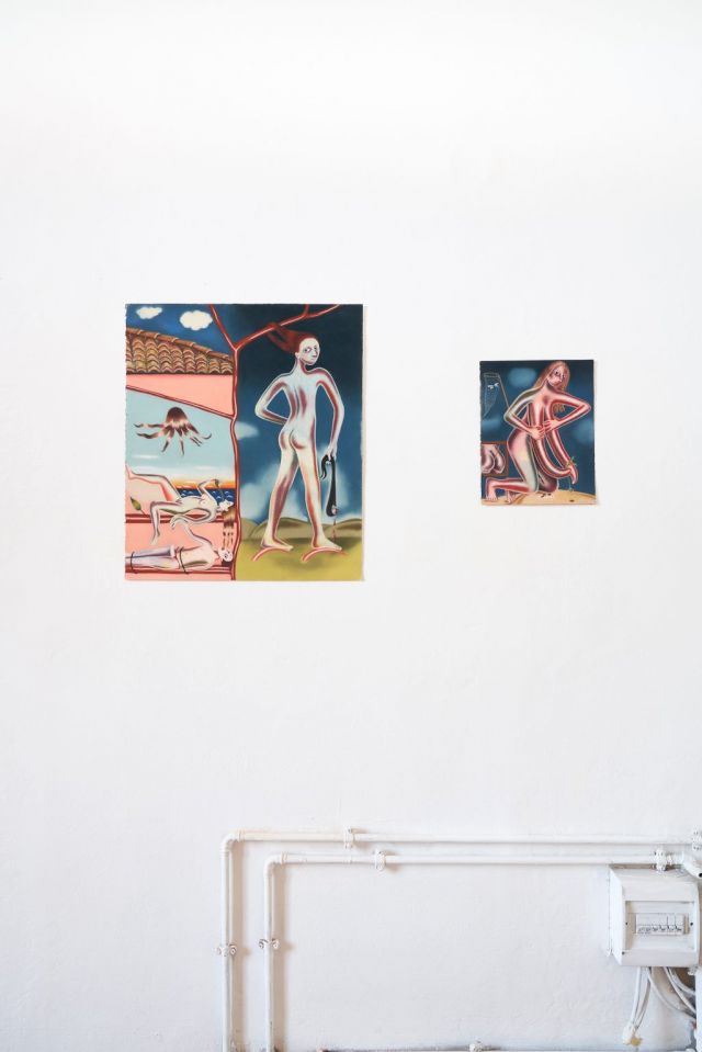 SARA ANSTIS. Installation view of The Great Women Artists x Palazzo Monti #2, curated by Katy Hessel, 14.12.19 – 14.02.20