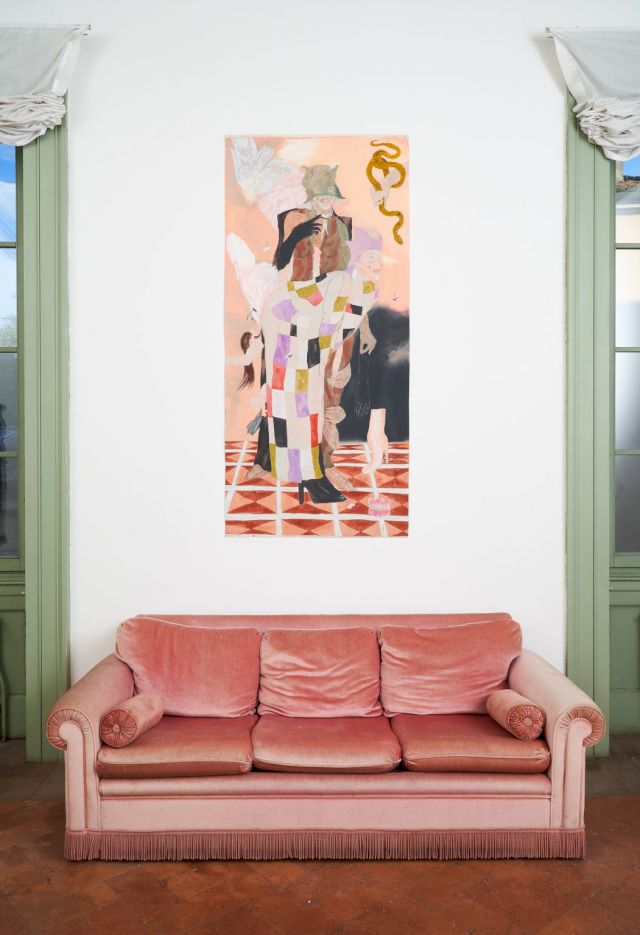 ELLA WALKER, Untitled, 2019. Installation view of The Great Women Artists x Palazzo Monti #2, curated by Katy Hessel, 14.12.19 – 14.02.20