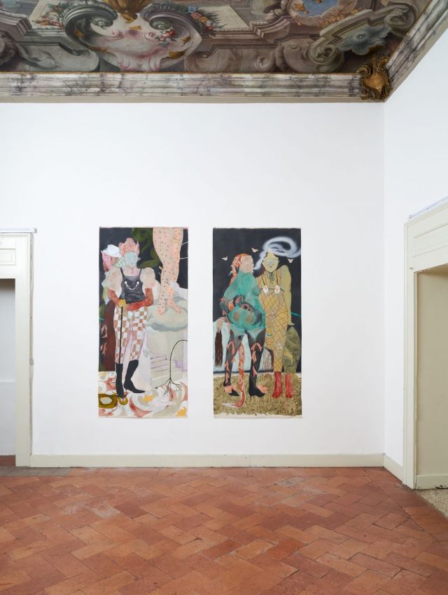 ELLA WALKER, Untitled, 2019. Installation view of The Great Women Artists x Palazzo Monti #2, curated by Katy Hessel, 14.12.19 – 14.02.20