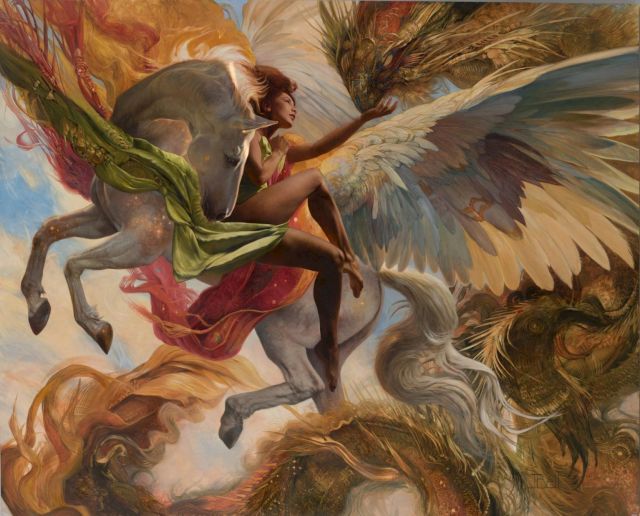 JULIE BELL, Pegasus Befriends The Muses