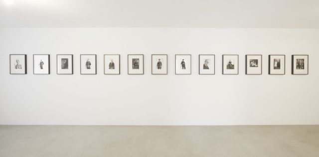 Inside view of the first floor of The Green House with works from August Sander, Foto: Nik Schölzel