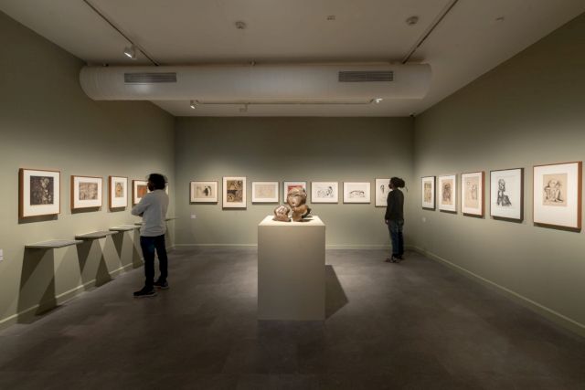 Installation Image, Birth of a White Rose - Somnath Hore, KNMA, Saket