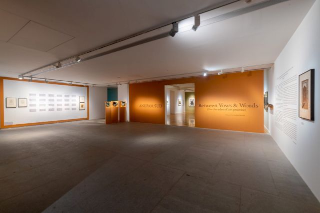 Installation Image, Between Vows and Words - Anupam Sud, KNMA, Saket