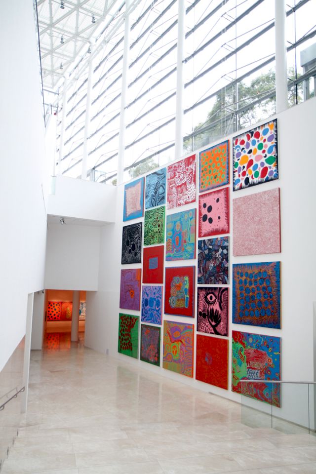 View of the temporary exhibition Yayoi Kusama, “Obsesión Infinita”