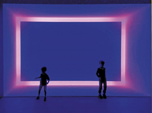 James Turrell, Raemar Magenta, courtesy of Houghton Hall