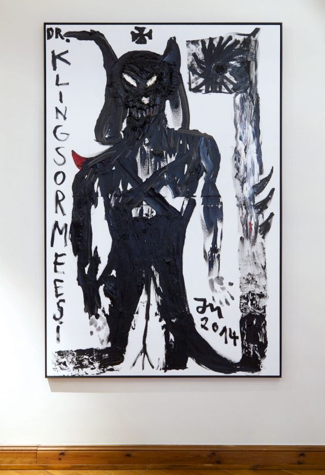 Jonathan Meese, Klingsor Meesi, 2014, Oil on Canvas, 210 x 140 cm
