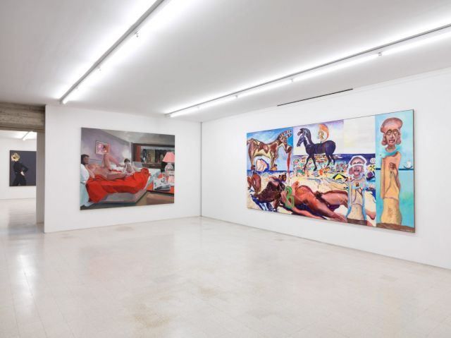 Collezione Maramotti, Exhibition view. Artworks by Eric Fischl, Malcolm Morley. Photo: C. Dario Lasagni