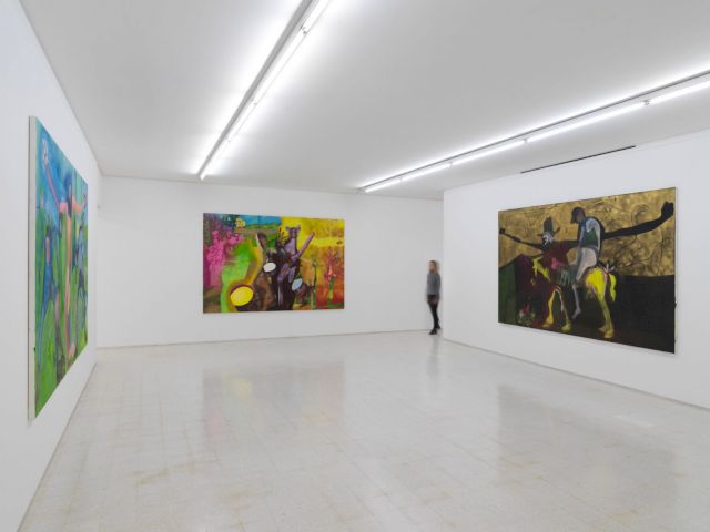 Alessandro Pessoli, From the exhibition Fiamma pilota le ombre seguono, 2011. Collezione Maramotti, Reggio Emilia, 2019. Photo: Dario Lasagni