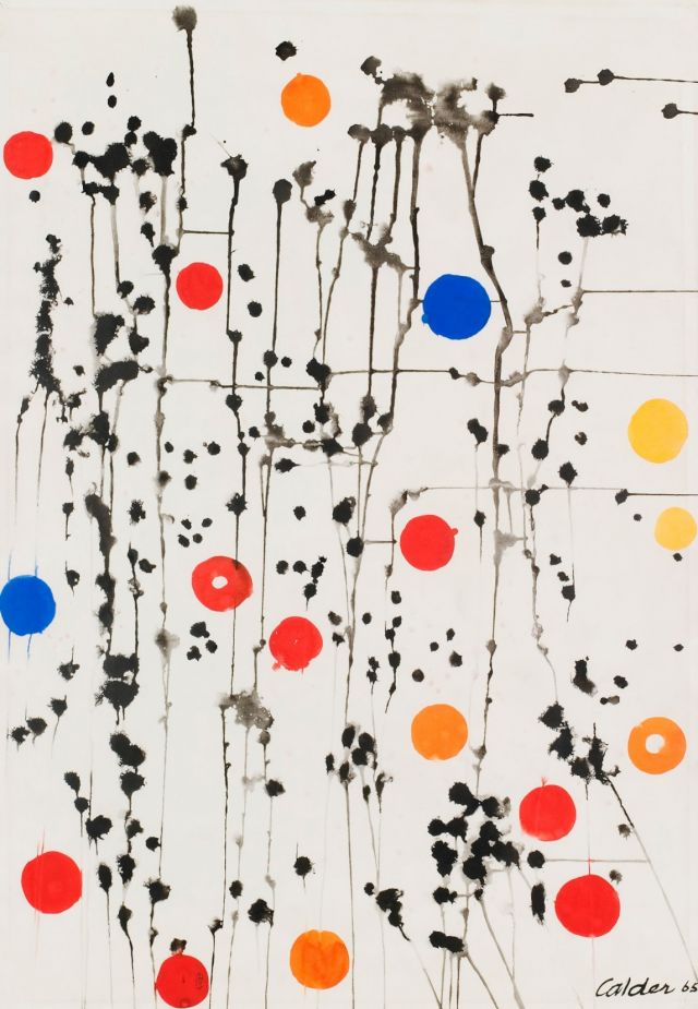Alexander Calder, Ballons Dans la Pluie, 1965