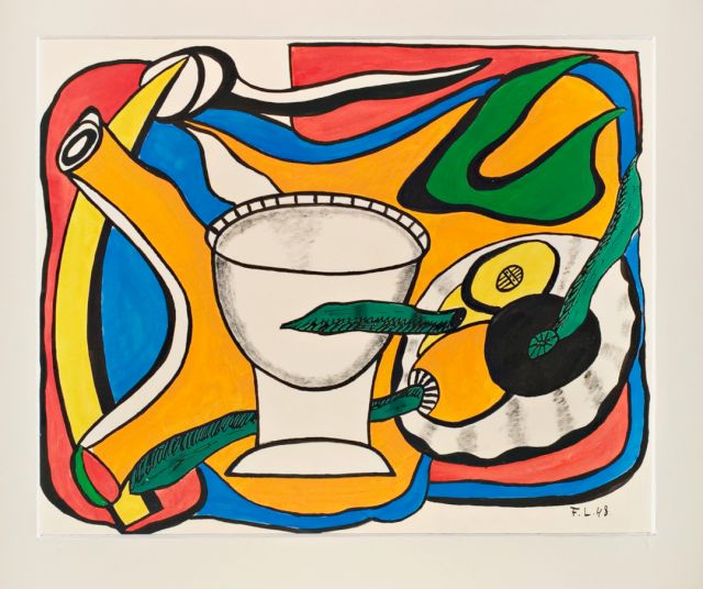 Fernand Léger, ’Nature Morte à la Coupe’, 1948. Photo: Jussi Pakkala © VG Bild-Kunst, Bonn 2017