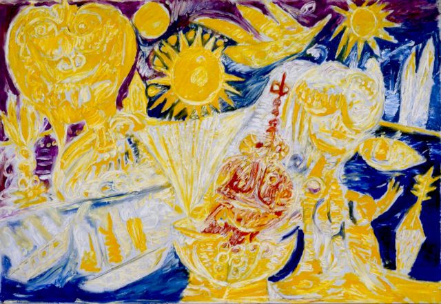 Carl-Henning Pedersen, Yellow Sun Picture, 1950