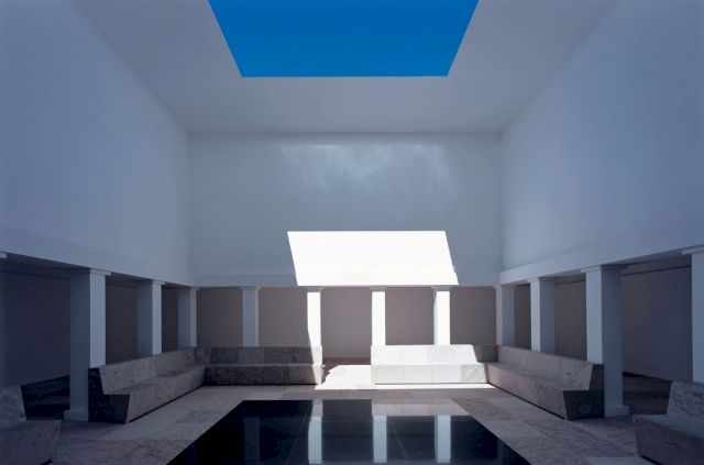 James Turrell, Unseen Blue, 2002, Installation View at the James Turrell Museum, Colomé, Argentina. © James Turrell, Photo: Florian Holzherr