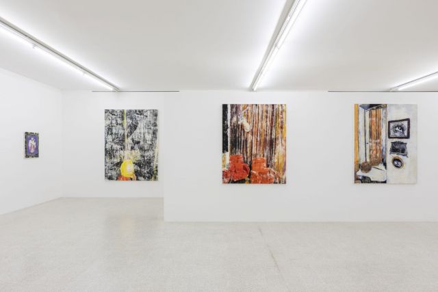 MOLLINO/INSIDES, exhibition view with works by Enoc Perez, Collezione Maramotti, 2020. Photo: Roberto Marossi