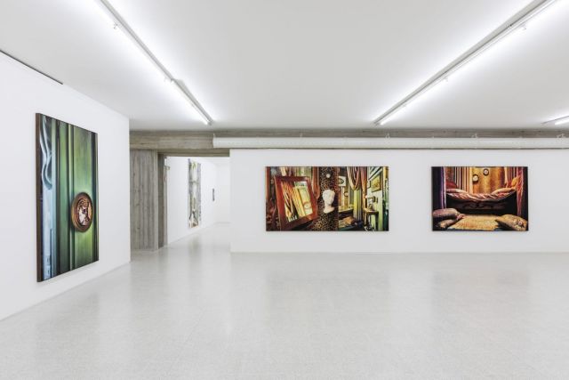 MOLLINO/INSIDES, exhibition view with works by Brigitte Schindler, Collezione Maramotti, 2020. Photo: Roberto Marossi