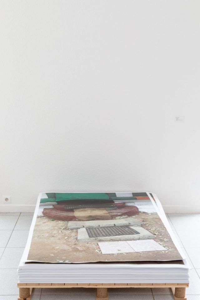 MICHEL FRANÇOIS, poster 76 Steps, 2018. Museum Dhondt-Dhaenens Photo: Rik Vannevel