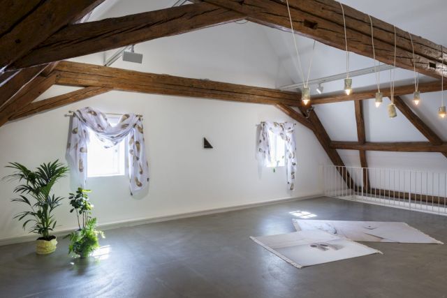 ROGER ACKLING; CLARE KENNY (installation view at IF I WAS A RICH GIRL, Kunstraum Riehen). Photo: Nici Jost