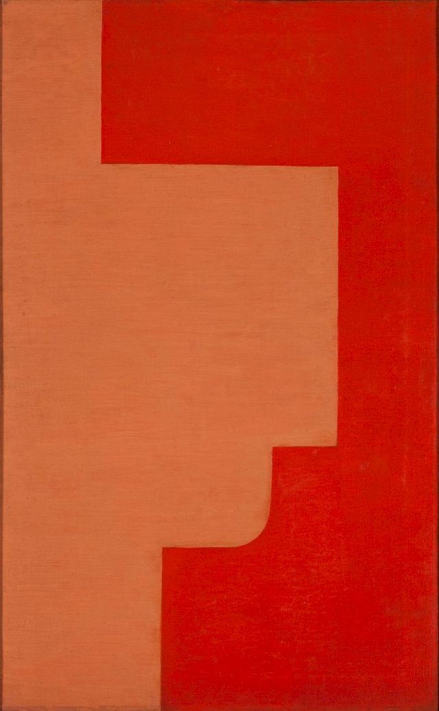 WŁADYSŁAW STRZEMIŃSKI, Architectural Composition 6b, 1928. © Ewa Sapka-Pawliczak & Muzeum Sztuki, Łódź