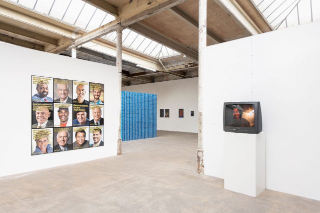 You are here (installation view), 2019, Werkschau, Spinnerei Leipzig. Photo: Falk Messerschmidt