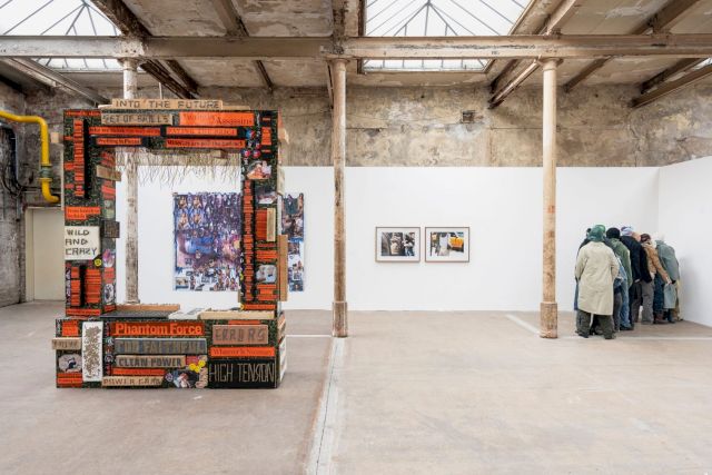 You are here (installation view), 2019, Werkschau, Spinnerei Leipzig. Photo: Falk Messerschmidt