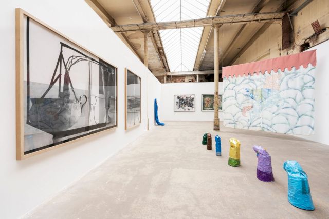 You are here (installation view), 2019, Werkschau, Spinnerei Leipzig. Photo: Falk Messerschmidt