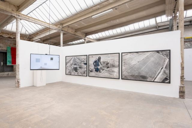 You are here (installation view), 2019, Werkschau, Spinnerei Leipzig. Photo: Falk Messerschmidt