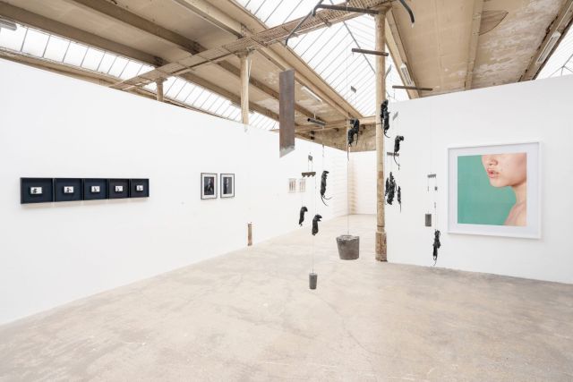 You are here (installation view), 2019, Werkschau, Spinnerei Leipzig. Photo: Falk Messerschmidt