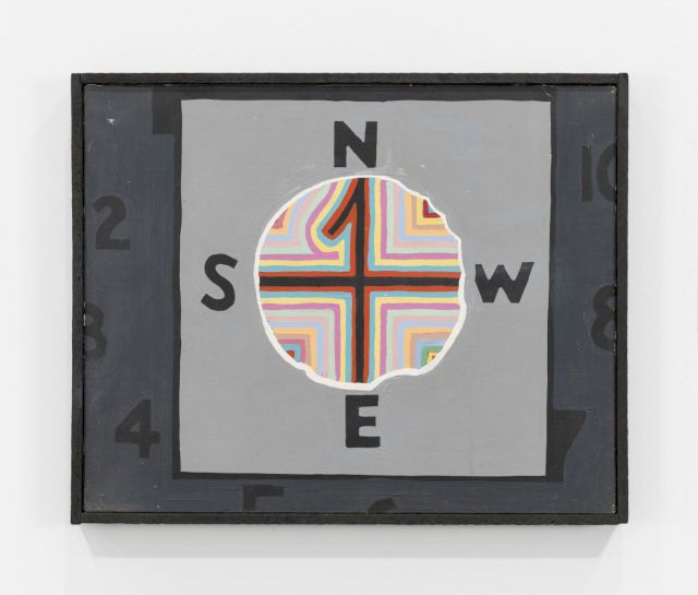 GENE BEERY, Counter clockwise compass demonstrating the truth of worth, 1965. Courtesy the artist and Greenspon, New York