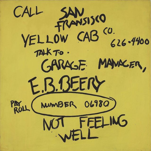 GENE BEERY, Lemon Job, 1969. Collection of Amy Greenspon, New York