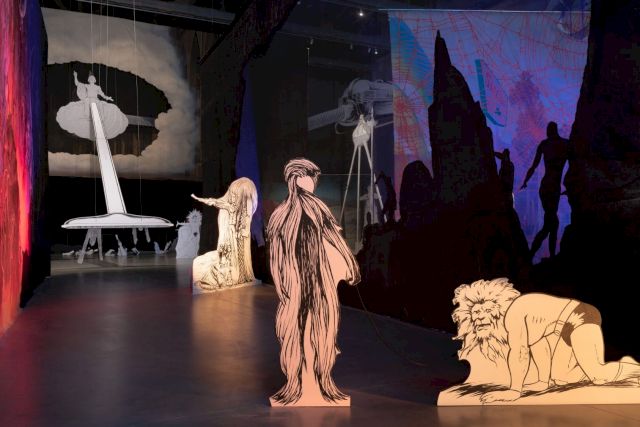 JIM SHAW, The Wig Museum, 2017 (installation view). Courtesy The Marciano Art Foundation. Photo: Robert Wedemeyer