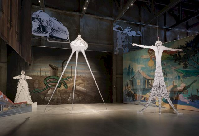 JIM SHAW, The Wig Museum, 2017 (installation view). Courtesy The Marciano Art Foundation. Photo: Robert Wedemeyer