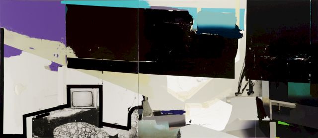 FRANZISKA HOLSTEIN, Untitled (Fernseher, Pflanze), 2008