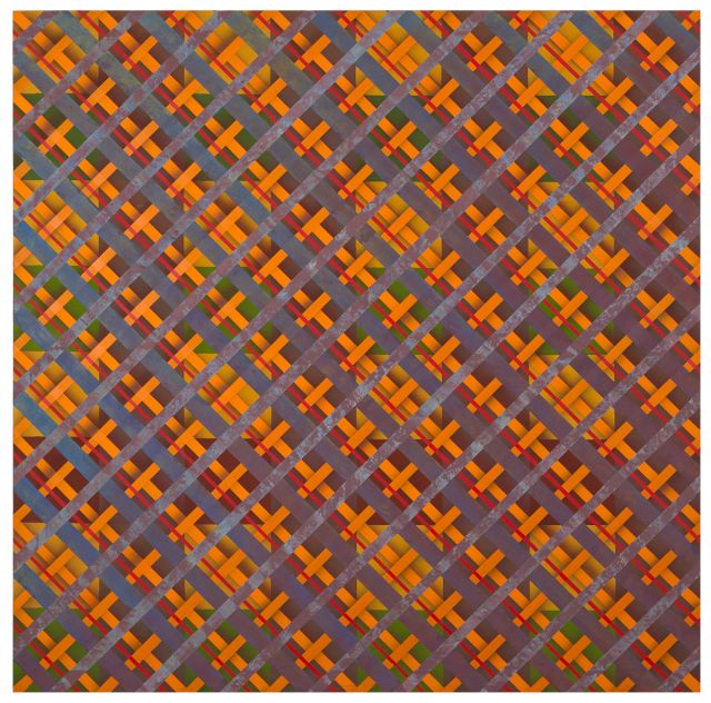 SEAN SCULLY, Distillation of Squares, 1973