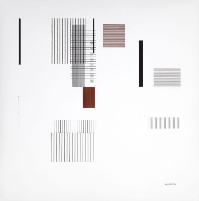 FRIEDER NAKE, 22.10.65 Nr. 3, 1965. Courtesy the Carl & Marilynn Thoma Art Foundation