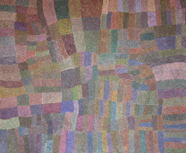 JOSIE KUNOTH PETYARRE, Yam Dreaming, 2009. Fundación Yannick y Ben Jakober / MSBB