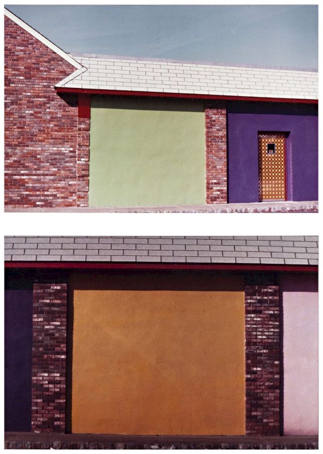 DAN GRAHAM, Top and Bottom: TP Warehouse, Westfield, NY, 1978