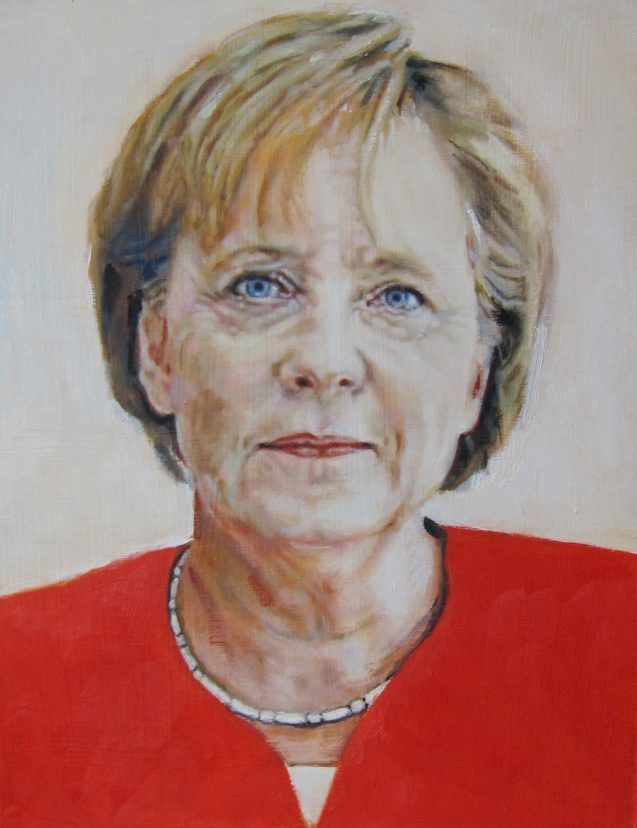 PETER WILDE, Merkel 1, 2012. Courtesy the artist
