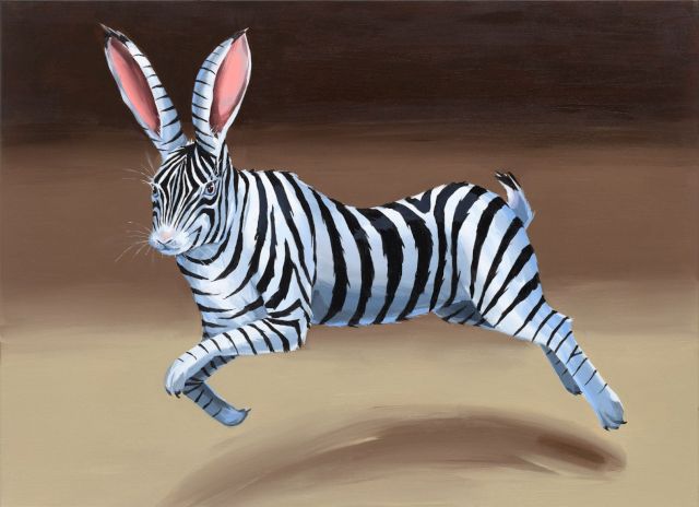 CHRISTOPHER WINTER, Hybrid V - Zebra Leap, 2016. Courtesy the artist