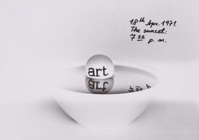 GÉZA PERNECZKY, Concept Like Commentary, 1971