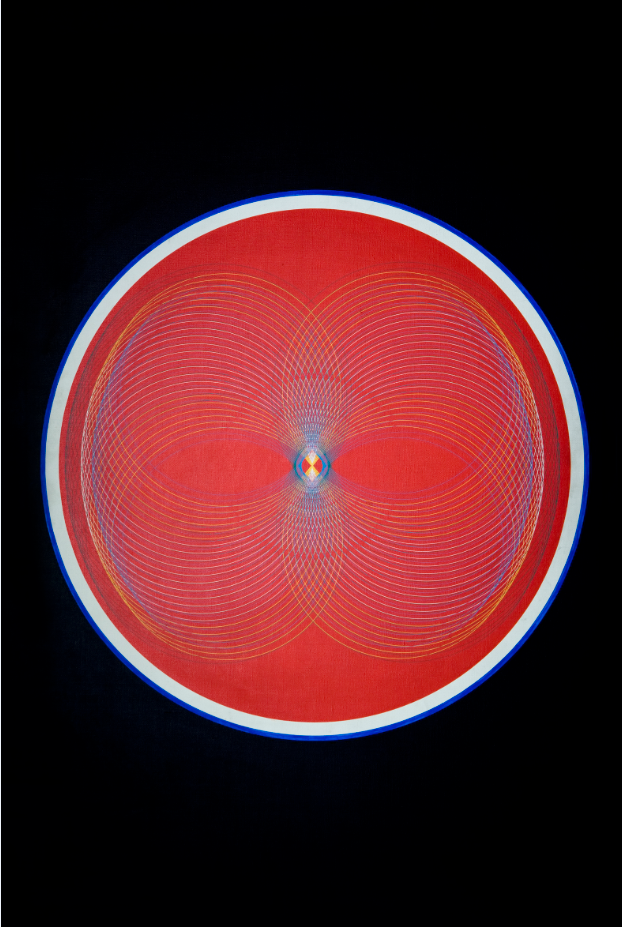 EDUARDO MAC ENTYRE, Mandala II en Rojo, 1969