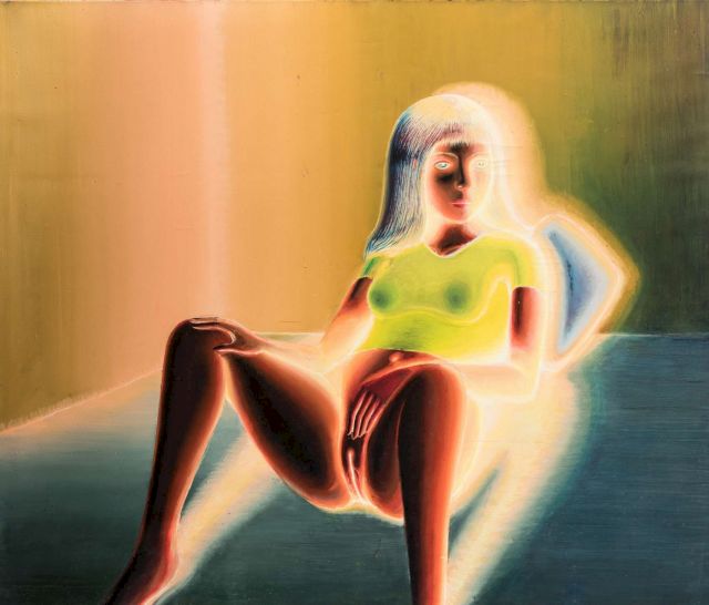 MICHAEL KIRKHAM, Seated Woman, 2003