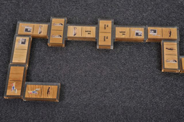 BENOIT MAIRE, The Escape (jeu de dominos) #8. Courtesy Galerie Thomas Bernard - Cortex Athletico, Paris