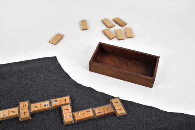 BENOIT MAIRE, The Escape (jeu de dominos) #8. Courtesy Galerie Thomas Bernard - Cortex Athletico, Paris