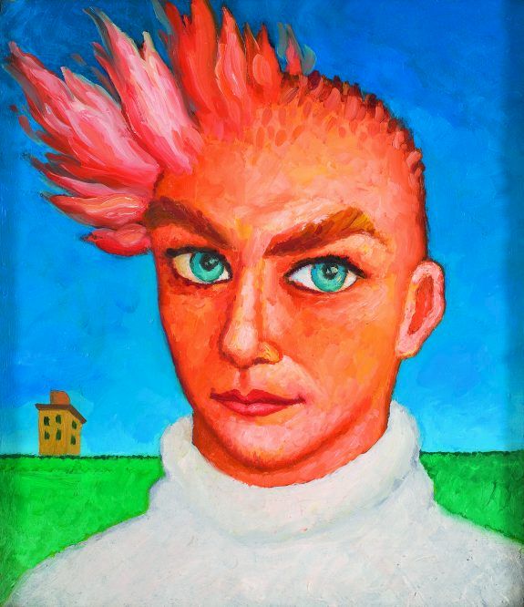 STEVAN MARKUŠ, Self-portrait, 1994