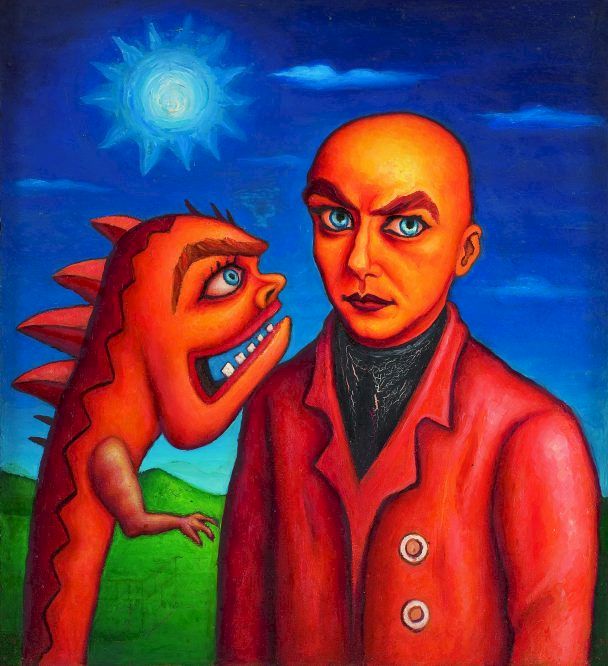 STEVAN MARKUŠ, Self-portrait, 1994