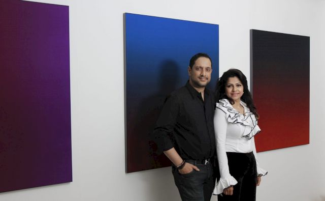 Nadia & Rajeeb Samdani. Courtesy Noor Photoface