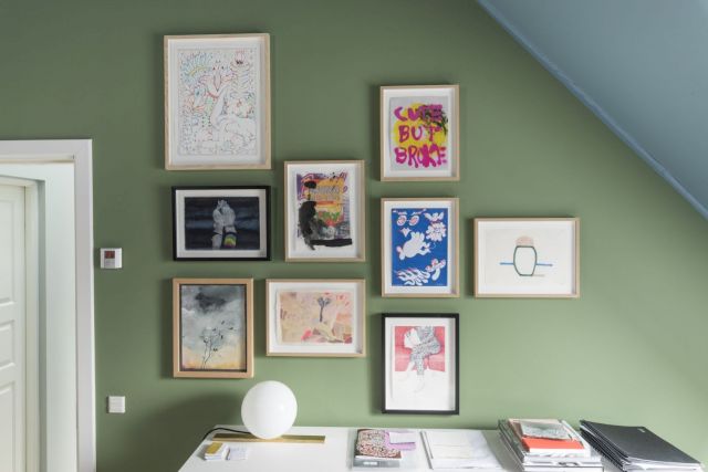 Artworks by ALPHACHANNELING, SLAWOMIR ELSNER, MICHAEL KVIUM, CARLY MARK, EYTAN MESSIAH, ELLIE ANDREWS, and OSCAR GRØNNER. Photo: David Stjernholm